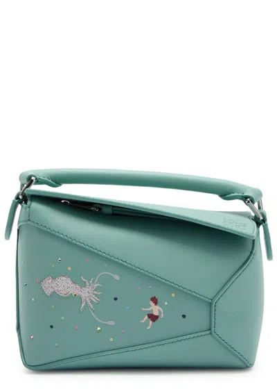 Loewe X Suna Fujita Puzzle Edge Squid Mini Leather Cross-body Bag