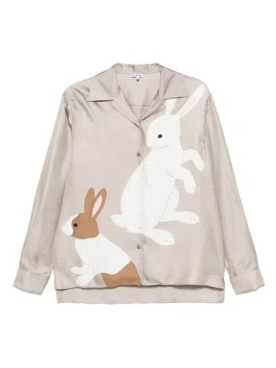 Loewe X Suna Fujita Silk Shirt