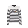 Loewe X Suna Fujita Striped Sweater Women In White