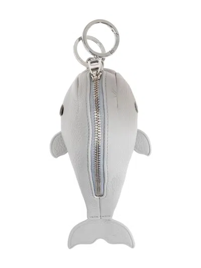 Loewe X Suna Fujita Whale Coin Purse In Grey