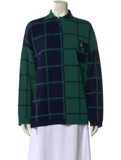 Pre-owned Loewe X Suna Fujita Wool Sweater In Green
