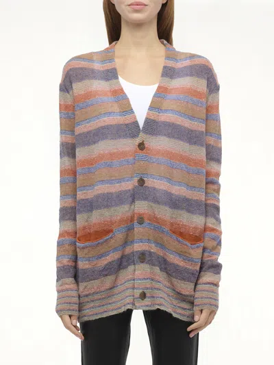 Loewe X Women's Paula Stripe Cardigancolour