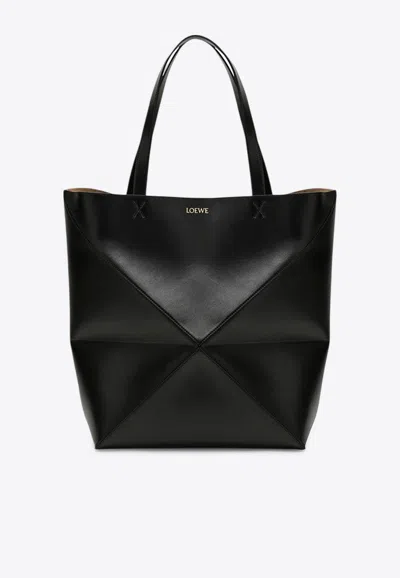 Loewe Xl Puzzle Fold Calf Leather Tote Bag