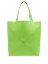 Loewe Xl Puzzle Fold Tote Bag In Green