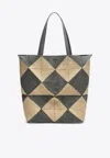 Loewe Puzzle Fold Diamond Xl Tote In Raffia