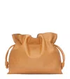 Loewe Xlleather Flamenco Purse In Beige