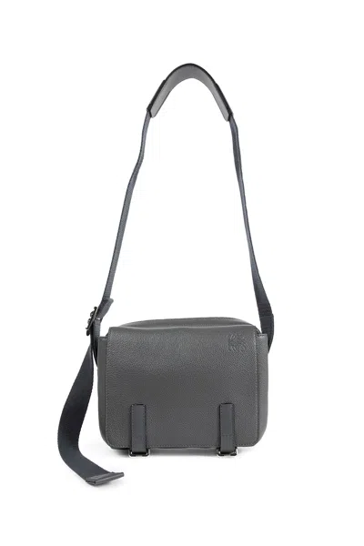 Loewe Xs Military Messenger Bag In Black