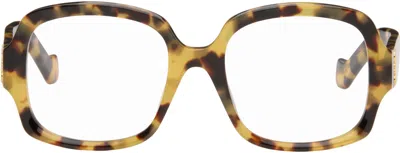 Loewe Yellow & Brown Anagram Glasses