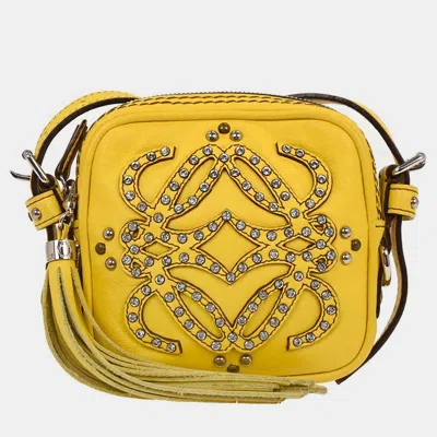 Pre-owned Loewe Yellow Crossbody Bag