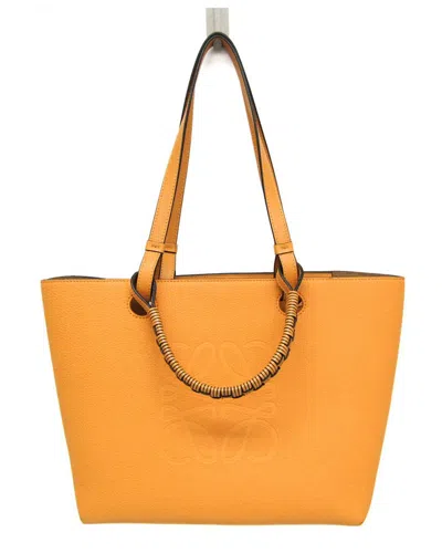 Loewe Yellow Leather Handbag (authentic Pre-loved)