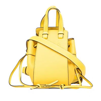 Pre-owned Loewe Yellow Leather Handbag Shoulder Bag ()