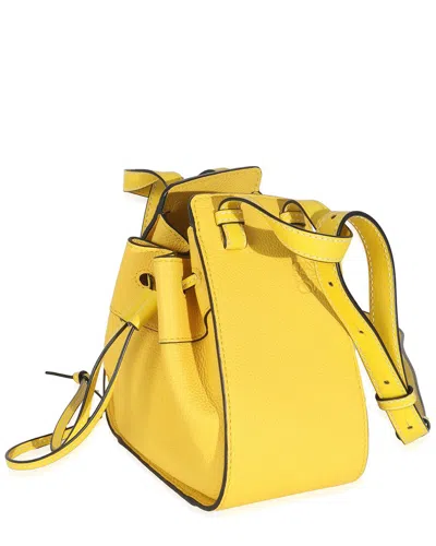 Loewe Yellow Leather Mini Hammock (authentic Pre-loved)