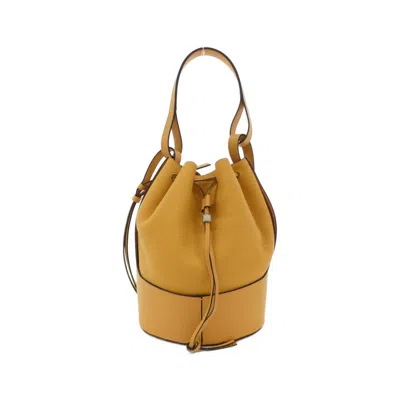 Pre-owned Loewe Yellow Leather Shoulder Bag ()