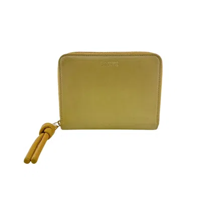 Pre-owned Loewe Yellow Leather Wallet (bi-fold) ()