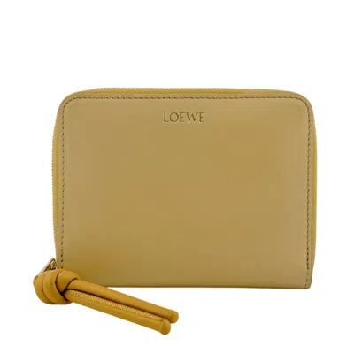 Pre-owned Loewe Yellow Leather Wallet (bi-fold) ()