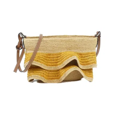 Pre-owned Loewe Yellow Raffia Shoulder Bag ()