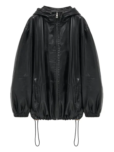 LOEWE ZIP CLOSURE HOODED JACKET
