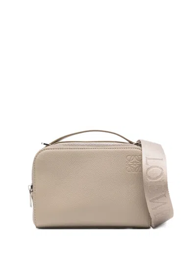 Loewe Zip-fastening Top-handle Messenger Bag In Neutral