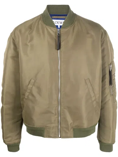 Loewe Bomber In Khaki_green