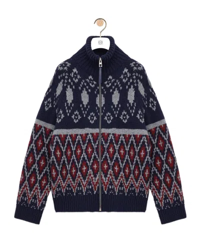LOEWE ZIP-UP CARDIGAN