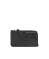 Loewe Zip-up Coin Cardholder In Black