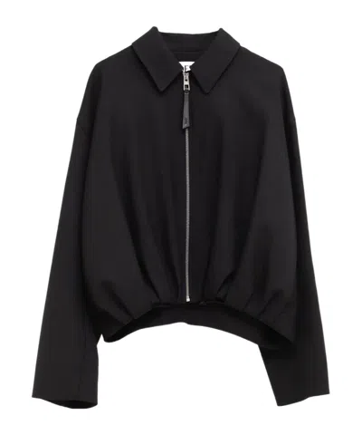 LOEWE LOEWE ZIP-UP DRAPED JACKET
