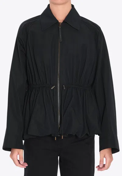 LOEWE ZIP-UP DRAWSTRING JACKET