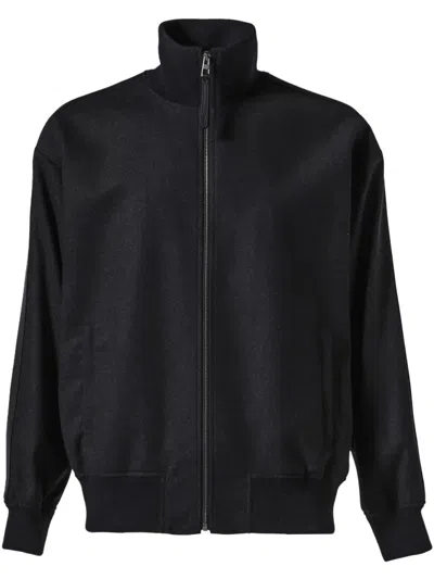 Loewe Zip-up Jacket In Black