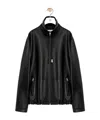Loewe Zip-up Jacket In Nappa Lambskin In Black