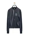 Loewe Zip-up Long-sleeved Jacket In Black