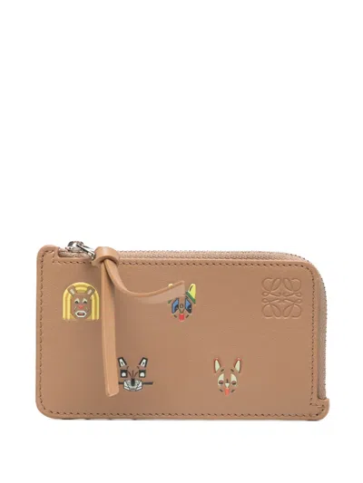 LOEWE ZIPPED ANIMALS-PRINT WALLET