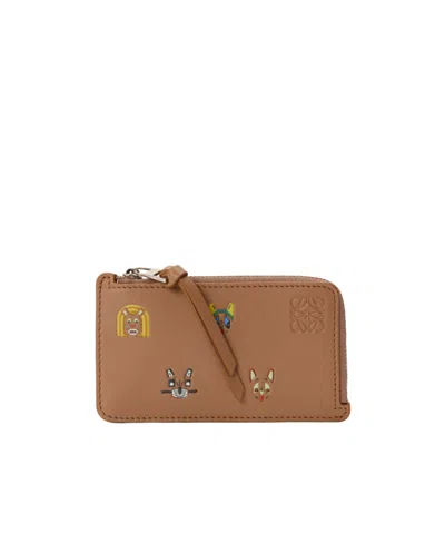 LOEWE ZIPPED ANIMALS-PRINT WALLET