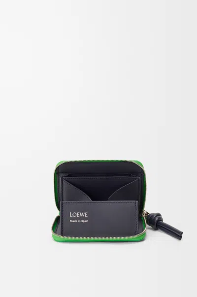 Loewe Zipped Coin Purse In Shiny Nappa Leather Skin For Woman In Multi