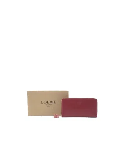 Loewe Zipper Long Purse In Nude