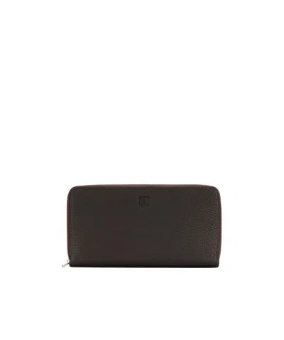 Loewe Zipper Small Wallet In Black