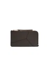 Loewe Puzzle Edge Long Card And Coin Holder In Classic Calf Leather