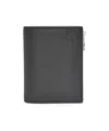 Loewe Compact Wallet In Soft Grained Calfskin In Black