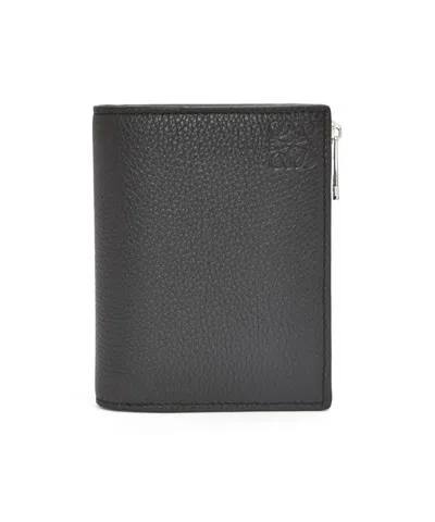 Loewe Zipper Wallet In Black