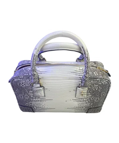 Loewe Zippered Handbag In Gray