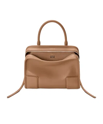 Loewe Small Amazona 180 Tote Bag In Brown