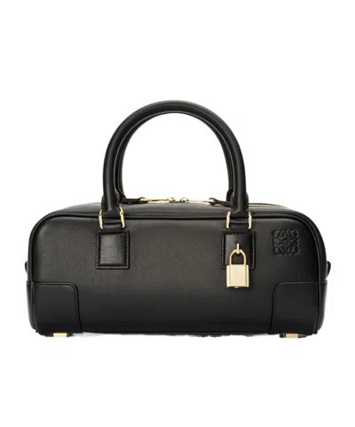 Loewe Amazona 23 Cropped Bag In Nappa Calfskin In Black