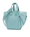 Loewe Compact Hammock Bag In Classic Calfskin In Blue