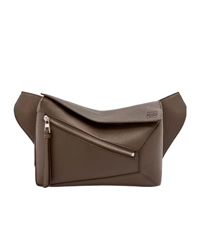 Loewe Zippered Waist Pack In Brown