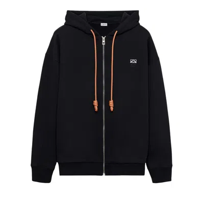 Pre-owned Loewe Zip-up Hoodie 'black' | Men's Size M