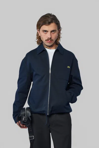 Loewe Zip-up Jacket In Blue