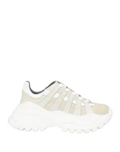 Lofina Woman Sneakers Beige Size 11 Leather