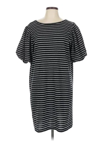 Pre-owned Loft Beach Casual Dress In Black