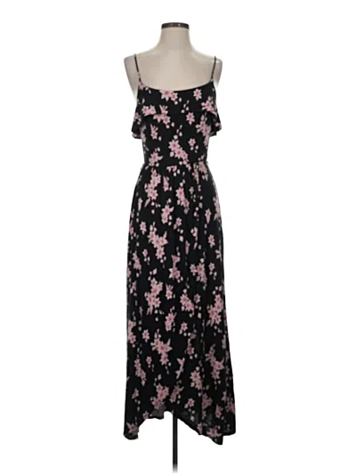 Pre-owned Loft Beach Casual Dress In Black