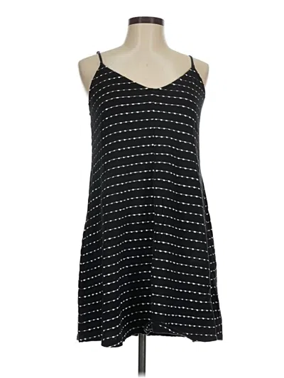Pre-owned Loft Beach Casual Dress In Black