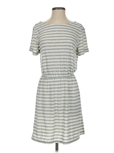 Pre-owned Loft Beach Casual Dress In Gray
